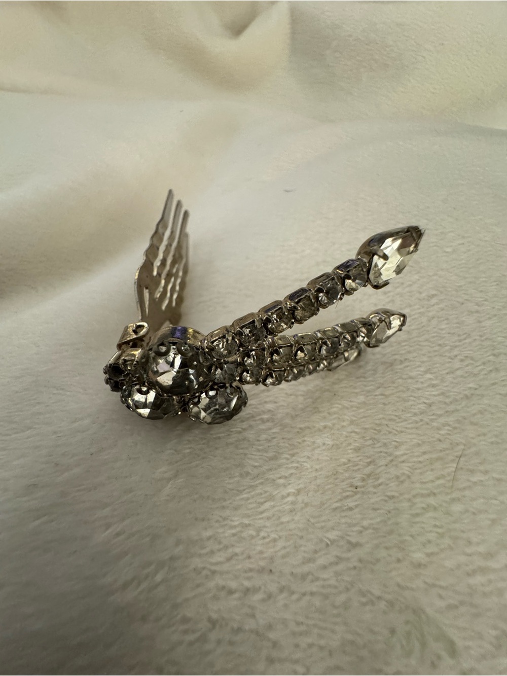 Silver Rhinestone Decorative Hair Comb - Picture 4 of 4